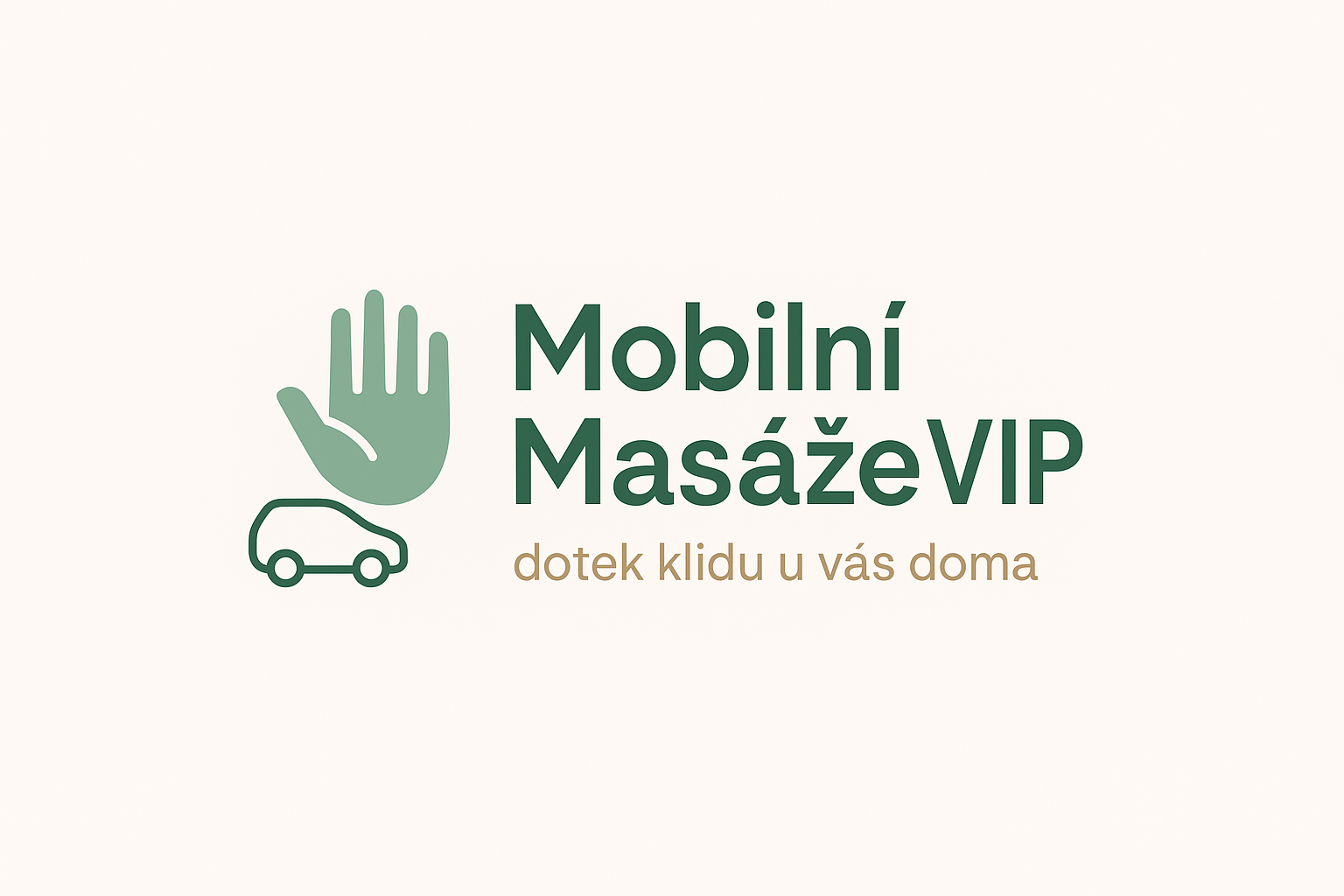 logo mobilní masáže VIP